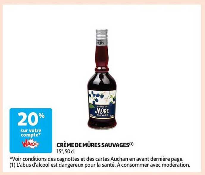 CRÈME DE MÛRES SAUVAGES