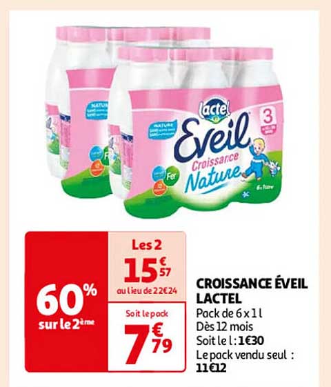 CROISSANCE ÉVEIL LACTEL