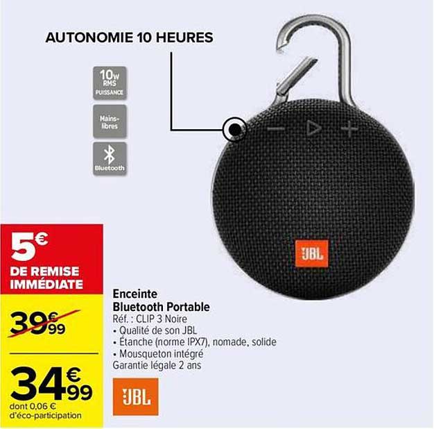 Enceinte Bluetooth Portable