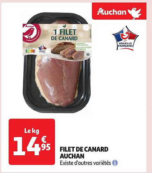 FILET DE CANARD AUCHAN