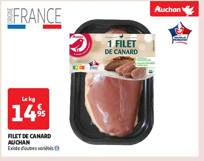 FILET DE CANARD AUCHAN