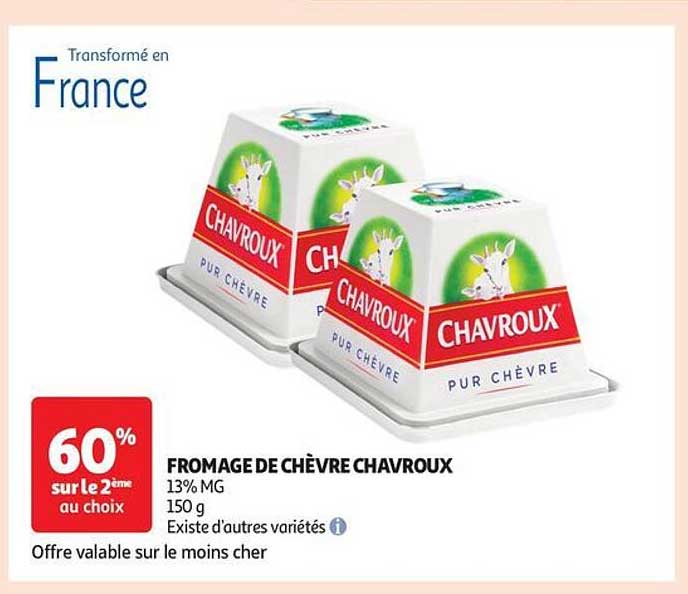 FROMAGE DE CHÈVRE CHAVROUX