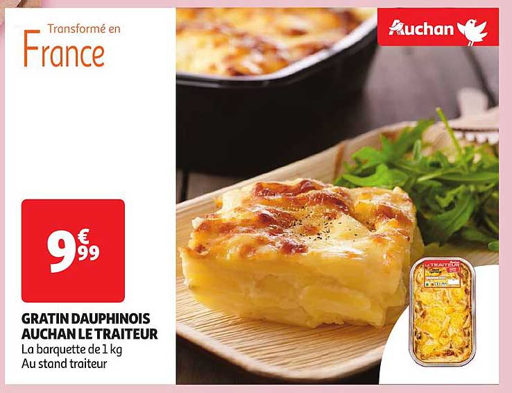 GRATIN DAUPHINOIS AUCHAN LE TRAITEUR