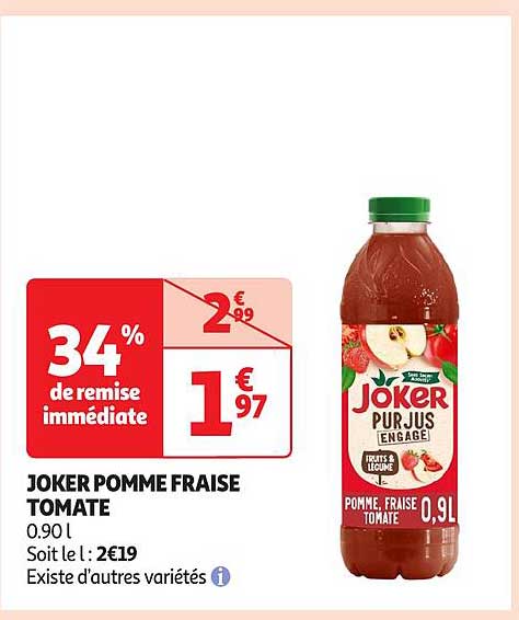 JOKER POMME FRAISE TOMATE