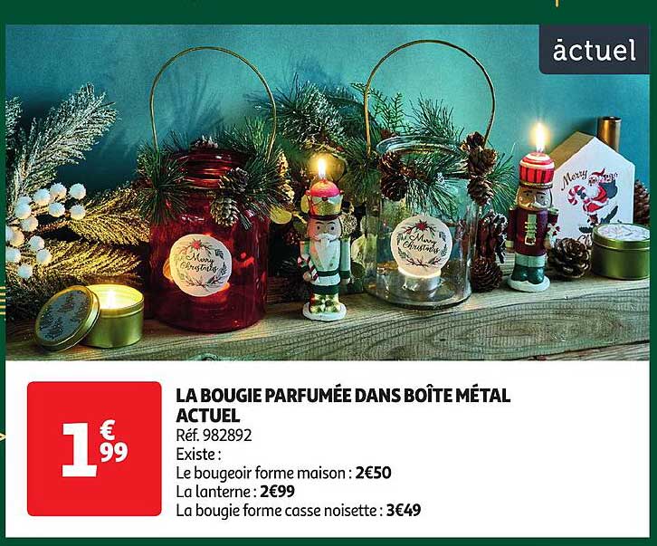 LA BOUGIE PARFUMÉE DANS BOÎTE MÉTAL ACTUEL