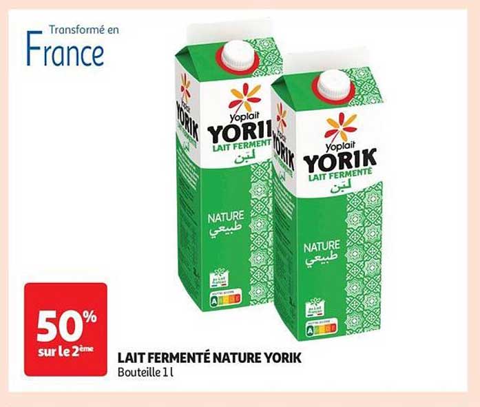 LAIT FERMENTÉ NATURE YORIK