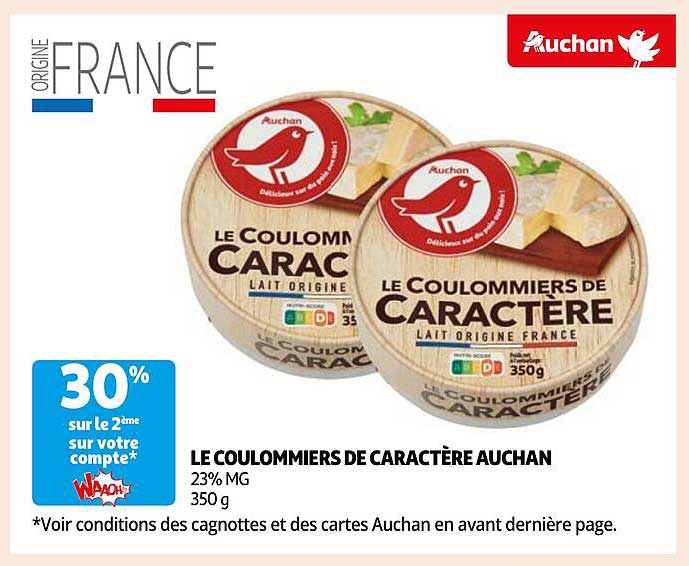 LE COULOMMIERS DE CARACTÈRE AUCHAN