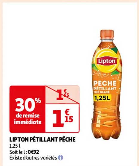 LIPTON PÉTILLANT PÊCHE