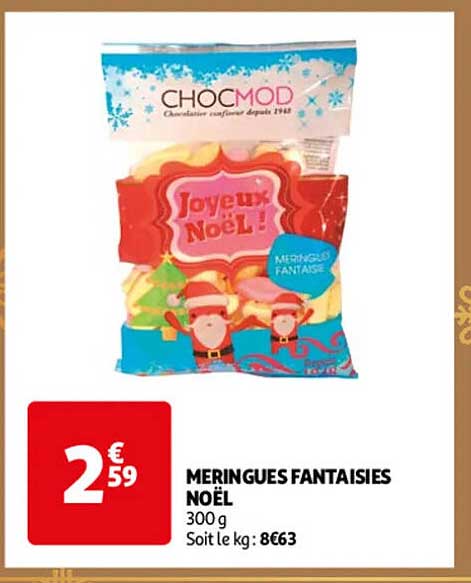 MERINGUES FANTAISIES NOËL