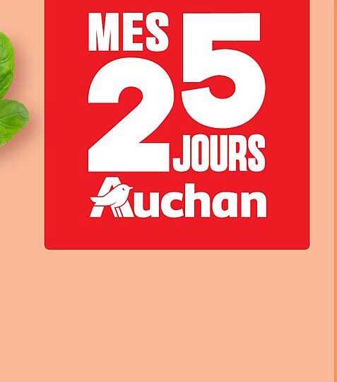 MES 25 JOURS Auchan