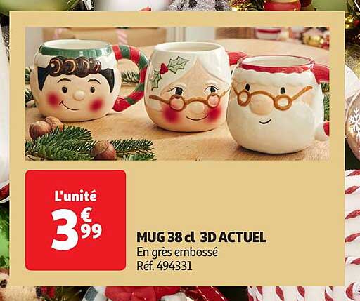 MUG 38 cl 3D ACTUEL