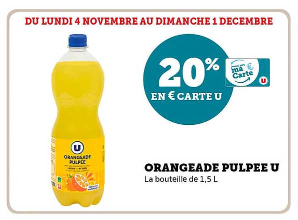 ORANGEADE PULPEE U