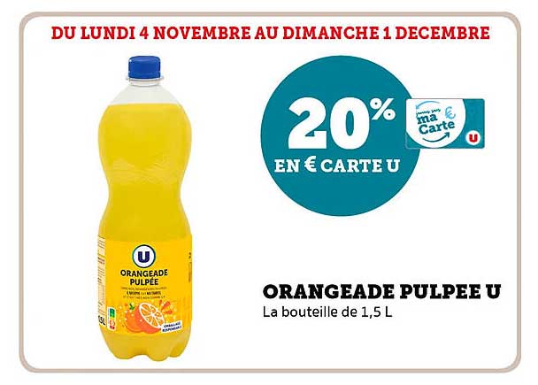 ORANGEADE PULPEE U