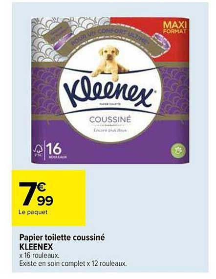 Papier toilette coussiné KLEENEX