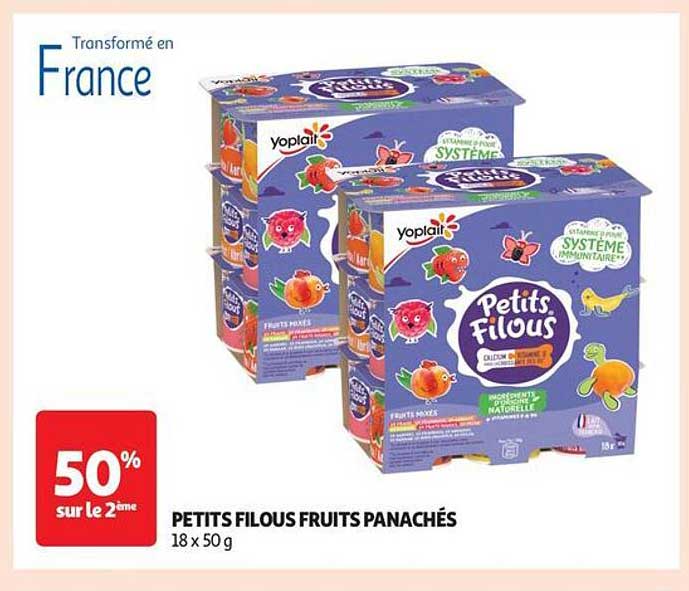 PETITS FILOUS FRUITS PANACHÉS