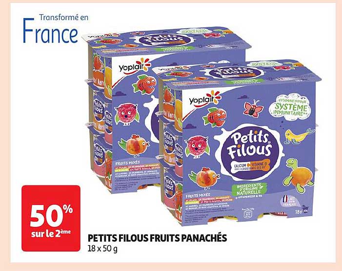 PETITS FILOUS FRUITS PANACHÉS