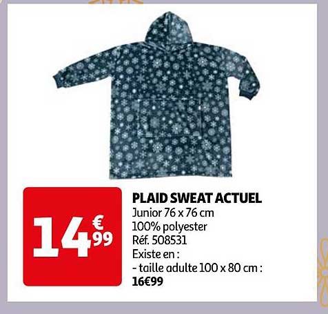 PLAID SWEAT ACTUEL