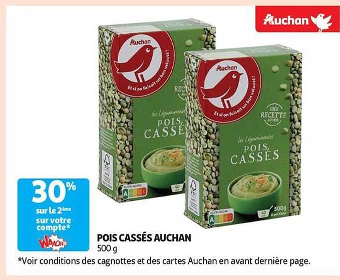 POIS CASSÉS AUCHAN