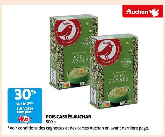 POIS CASSÉS AUCHAN