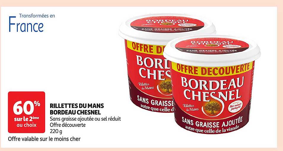 RILLETTES DU MANS BORDEAU CHESNEL