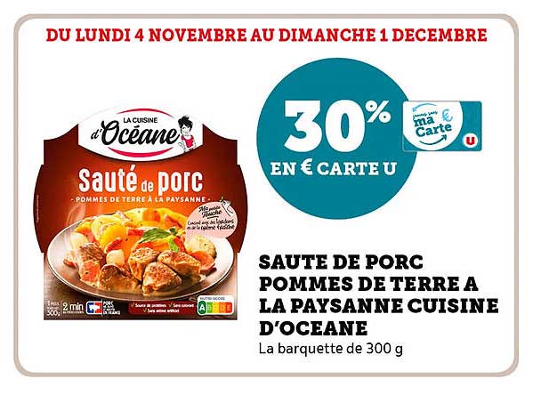 SAUTÉ DE PORC POMMES DE TERRE À LA PAYSANNE CUISINE D'OCEANE