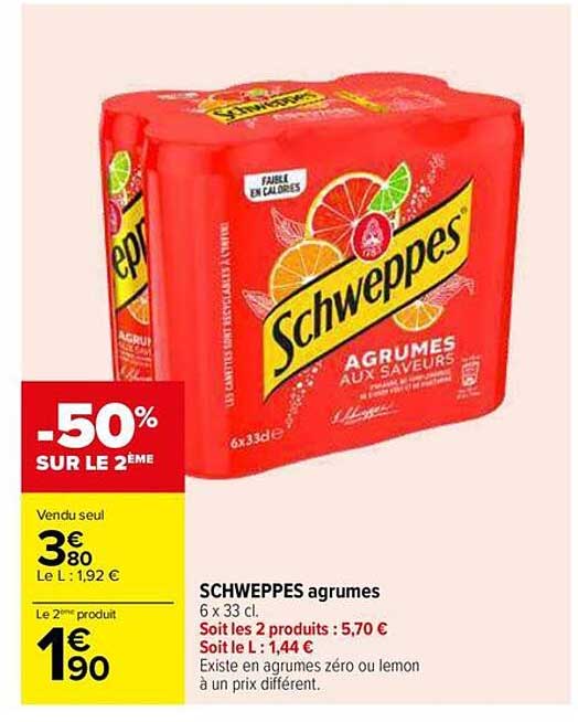 SCHWEPPES agrumes