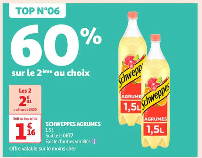 SCHWEPPES AGRUMES