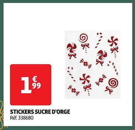 STICKERS SUCRE D'ORGE