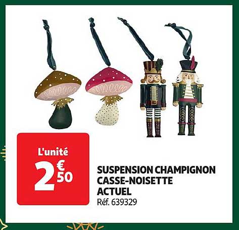 SUSPENSION CHAMPIGNON CASSE-NOISETTE ACTUEL