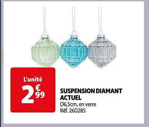 SUSPENSION DIAMANT ACTUEL