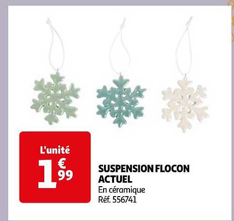 SUSPENSION FLOCON ACTUEL