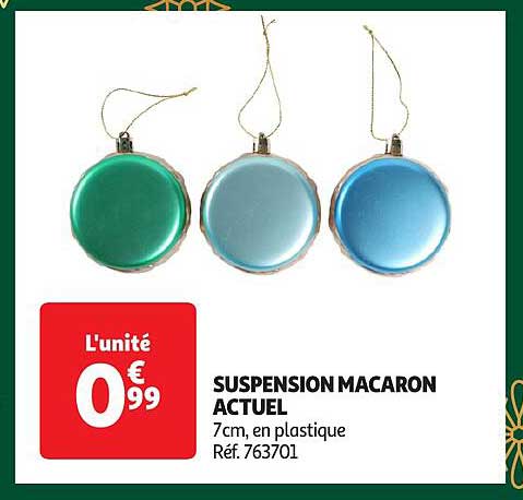 SUSPENSION MACARON ACTUEL