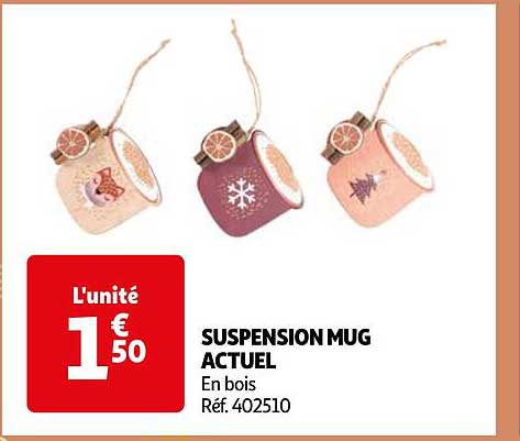 SUSPENSION MUG ACTUEL