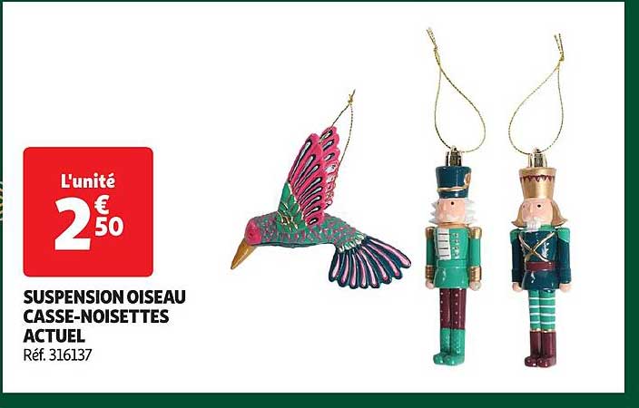 SUSPENSION OISEAU CASSE-NOISETTES ACTUEL