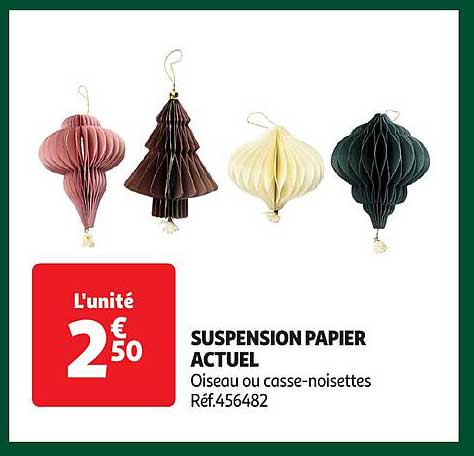 SUSPENSION PAPIER ACTUEL