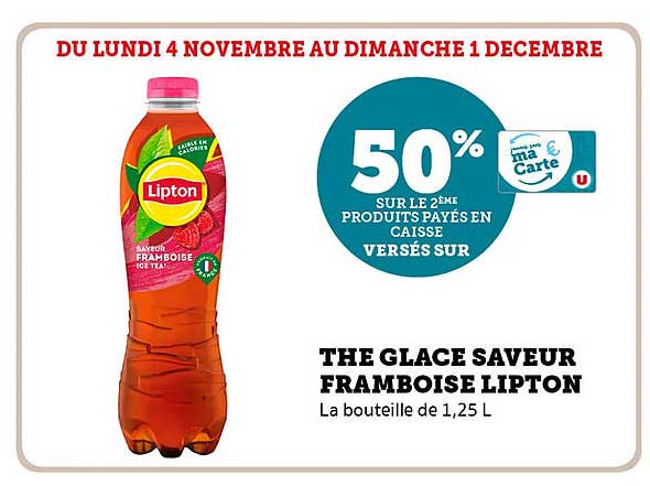 THE GLACE SAVEUR FRAMBOISE LIPTON