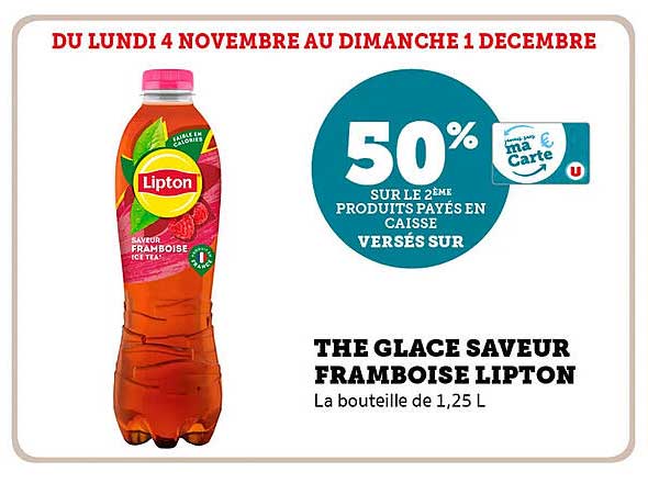 THE GLACE SAVEUR FRAMBOISE LIPTON