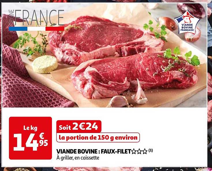 VIANDE BOVINE : FAUX-FILET