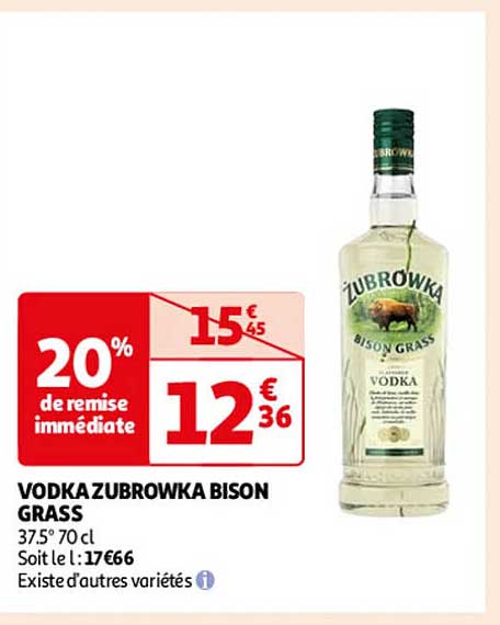 VODKA ZUBROWKA BISON GRASS