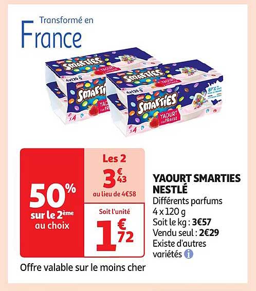 YAOURT SMARTIES NESTLÉ