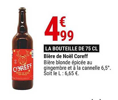 Bière de Noël Coreff