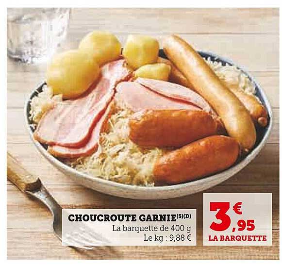 CHOUCROUTE GARNIE