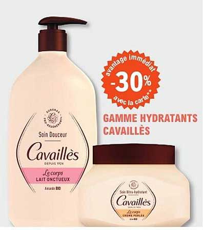 GAMME HYDRATANTS CAVAILLÉS