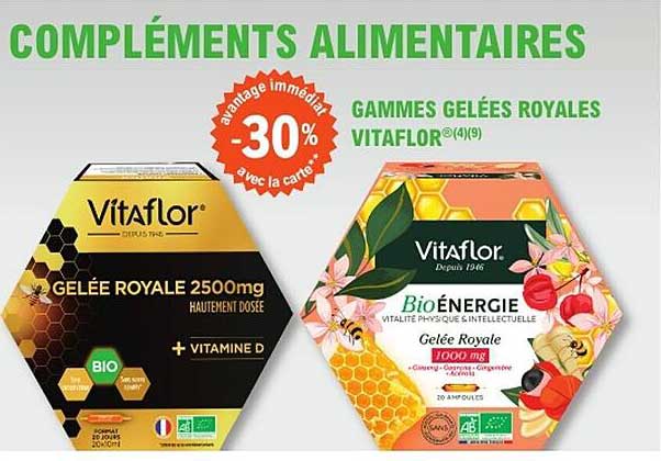 GAMMES GELÉES ROYALES VITAFLOR®