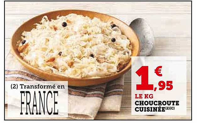 LE KG CHOUCROUTE CUISINÉE