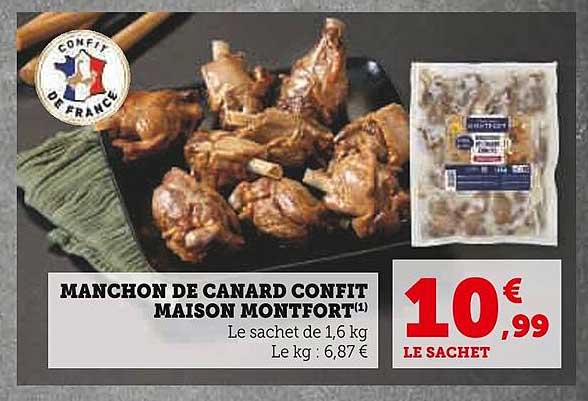 MANCHON DE CANARD CONFIT MAISON MONTFORT