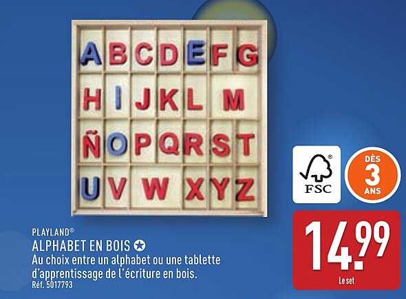 ALPHABET EN BOIS