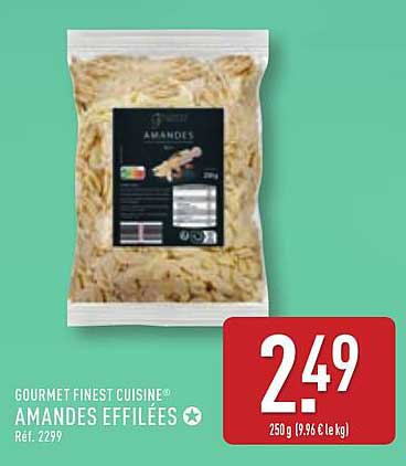 Amandes effilées