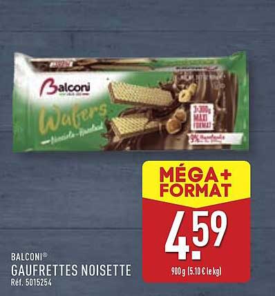 Balconi® Gaufrettes Noisette