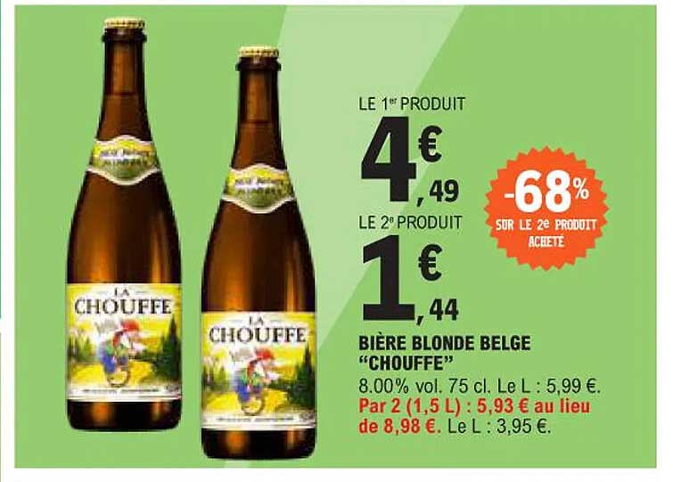 BIÈRE BLONDE BELGE "CHOUFFE"